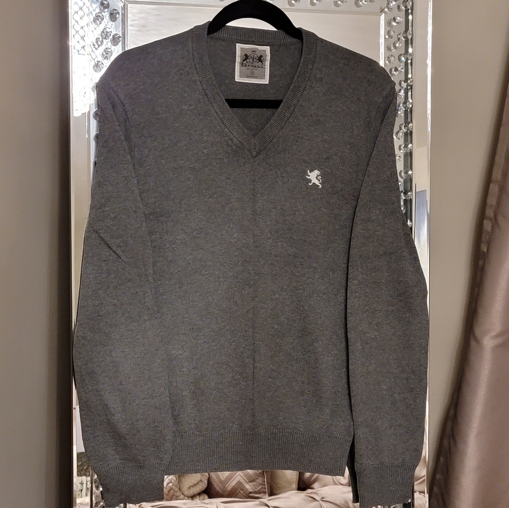 Men's Express Sweater in Gray Size Small